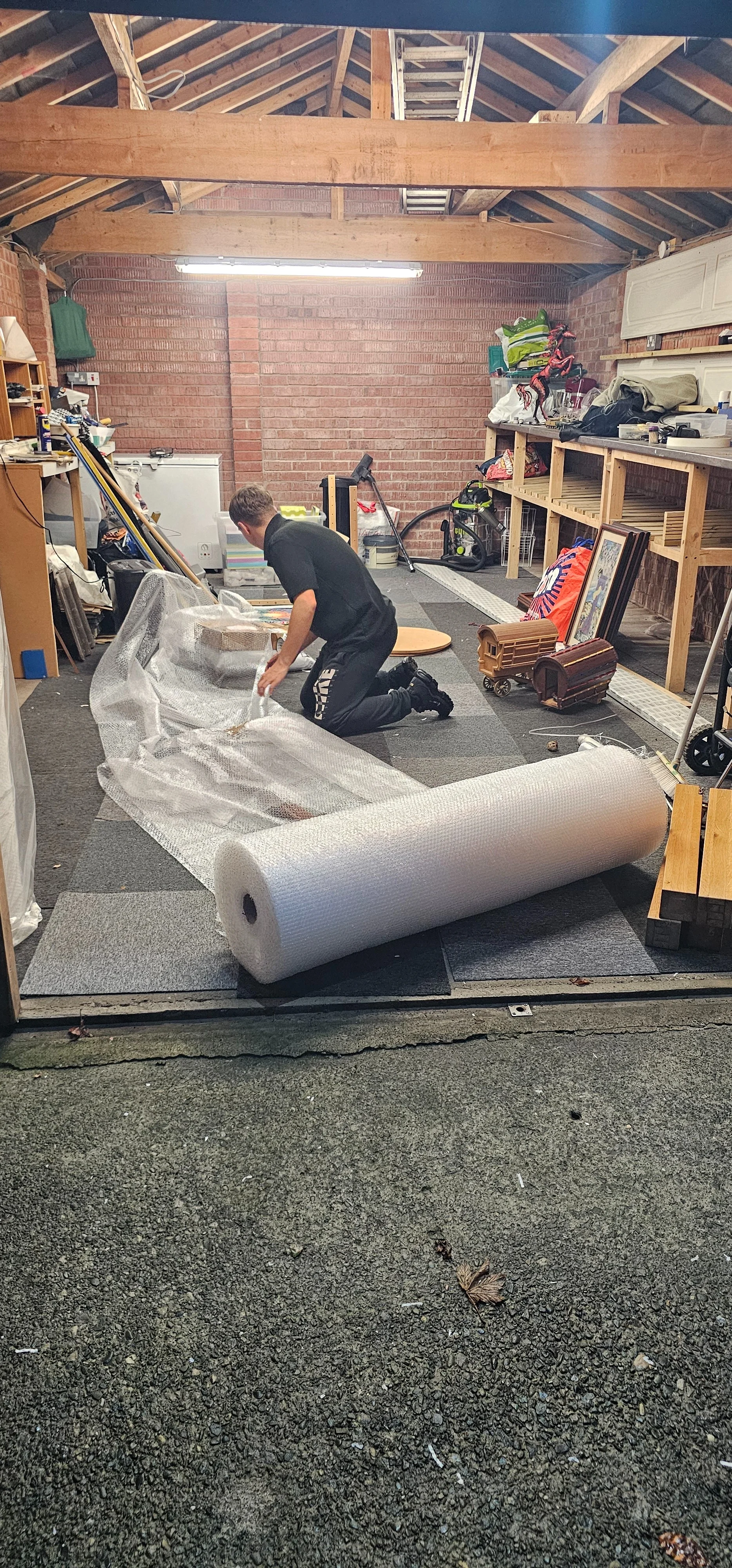 Items safely in storage