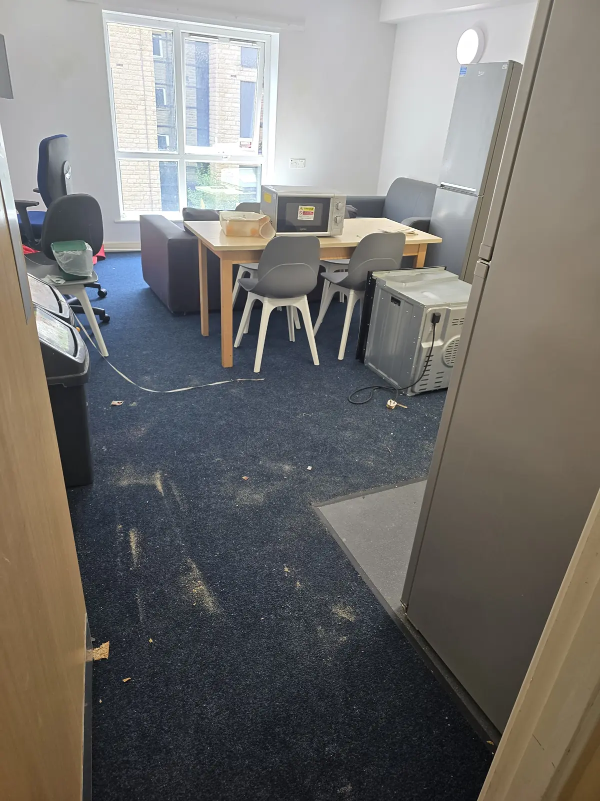 Student apartment before the strip-out
